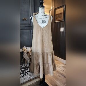 Stylish Bohemian Summer Tiered Dress